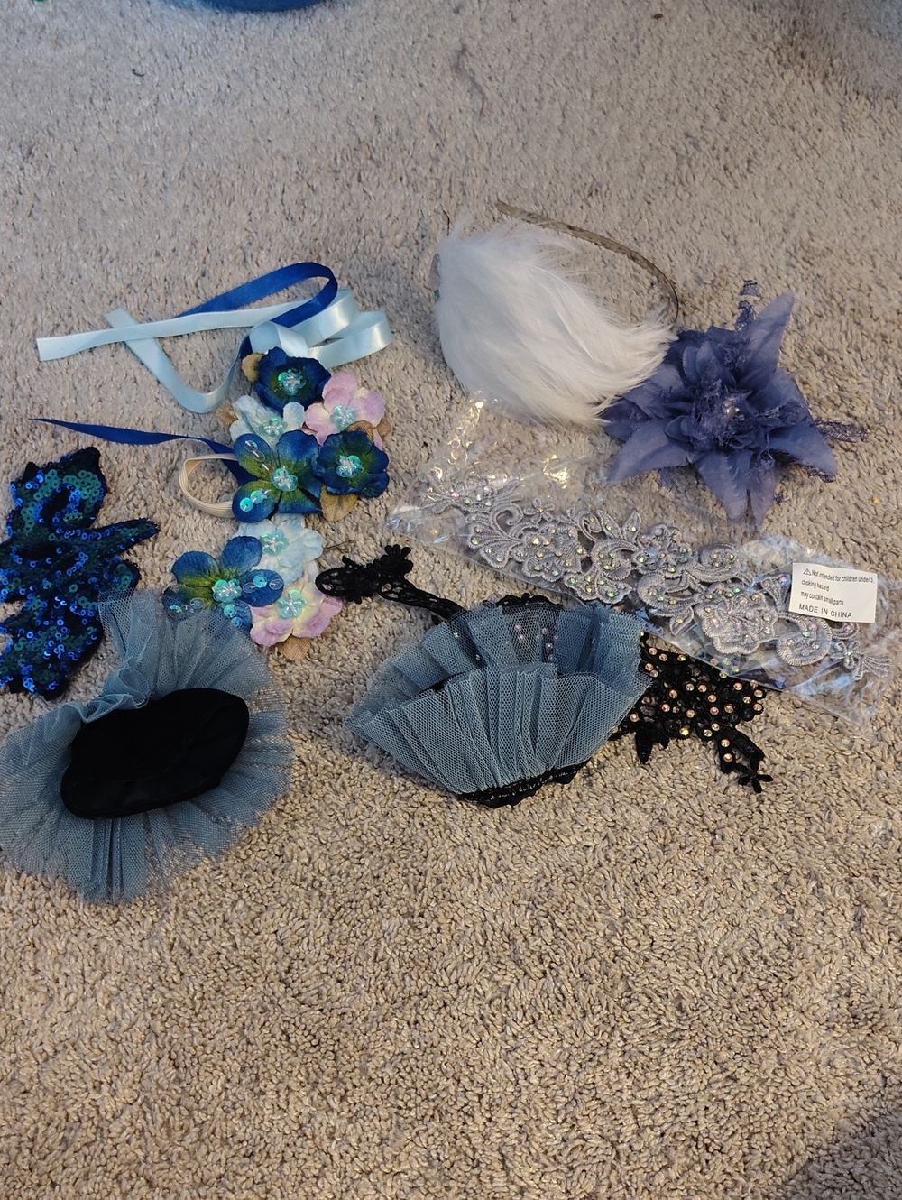 Set Of Costume Hairpieces